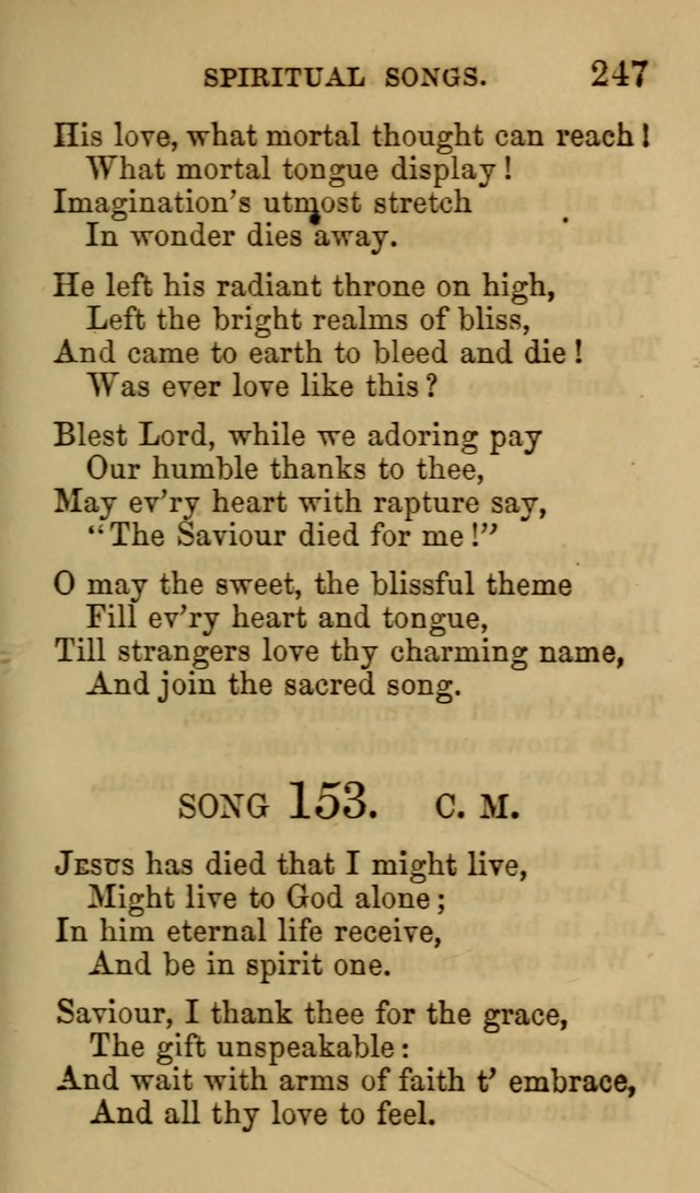Psalms, Hymns and Spiritual Songs, Original and Selected. (7th ed.) page 247
