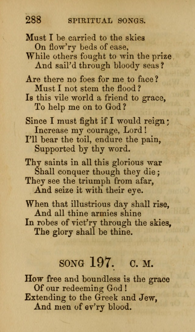 Psalms, Hymns and Spiritual Songs, Original and Selected. (7th ed.) page 288