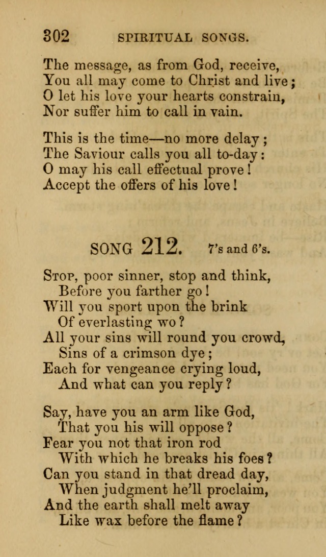 Psalms, Hymns and Spiritual Songs, Original and Selected. (7th ed.) page 302