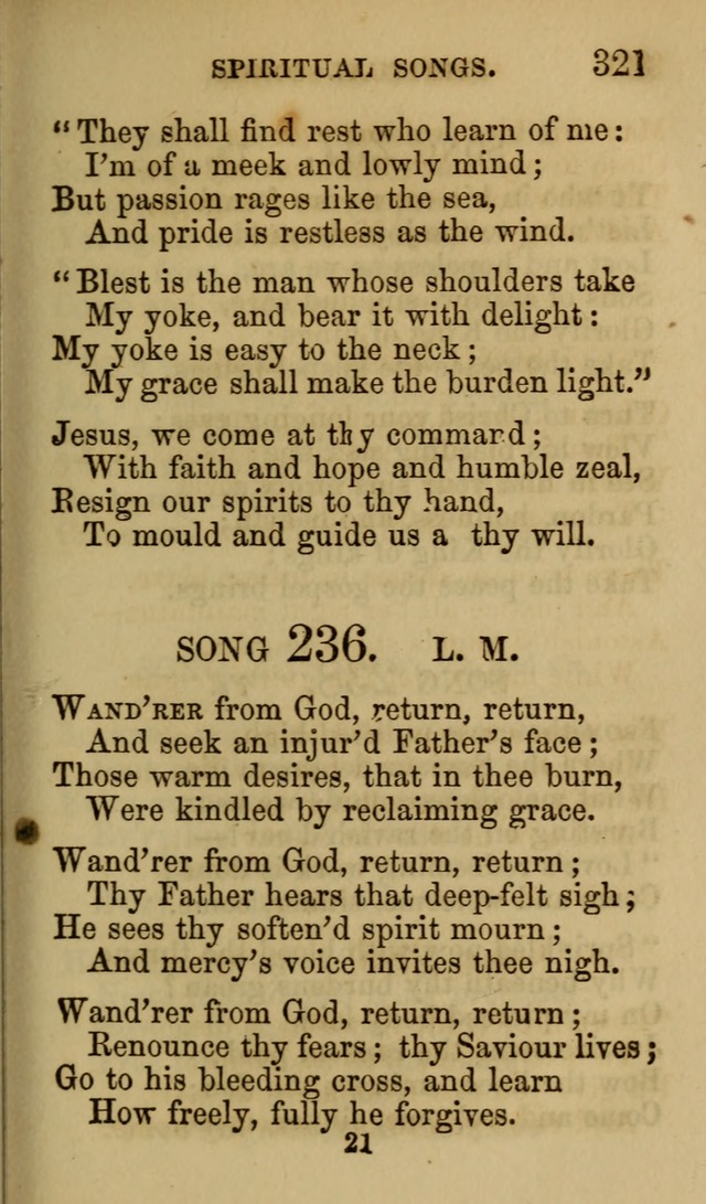 Psalms, Hymns and Spiritual Songs, Original and Selected. (7th ed.) page 321