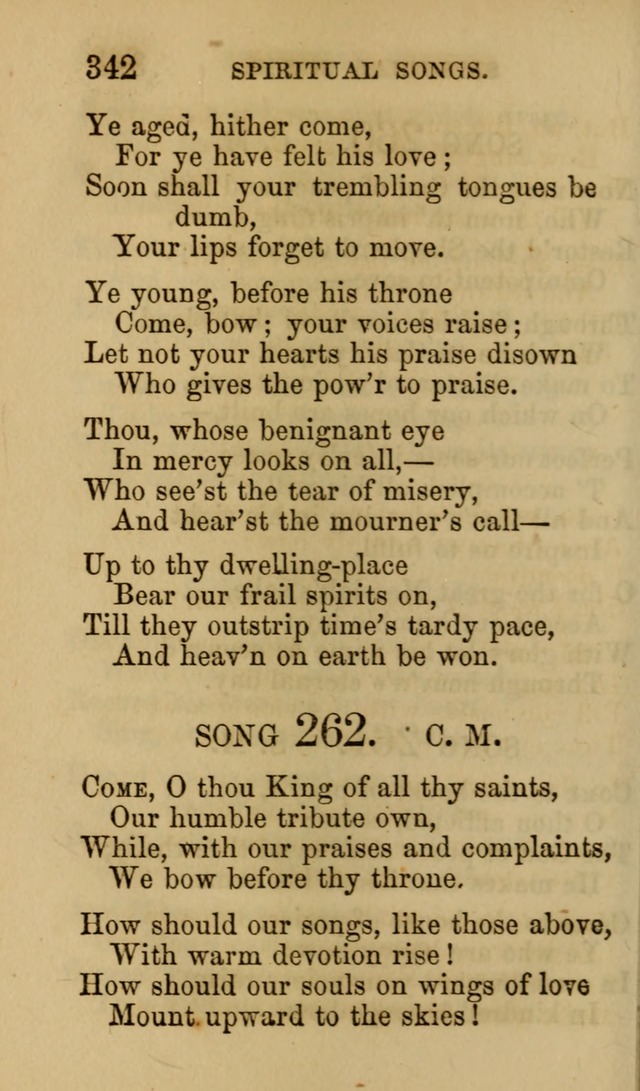 Psalms, Hymns and Spiritual Songs, Original and Selected. (7th ed.) page 342