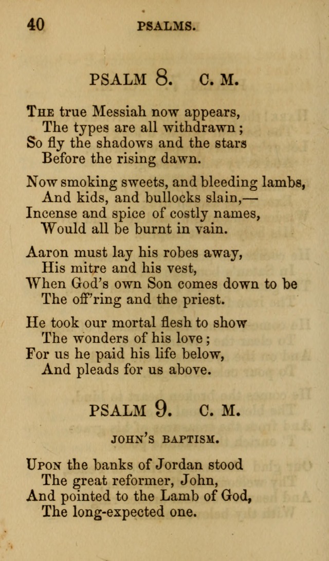 Psalms, Hymns and Spiritual Songs, Original and Selected. (7th ed.) page 40