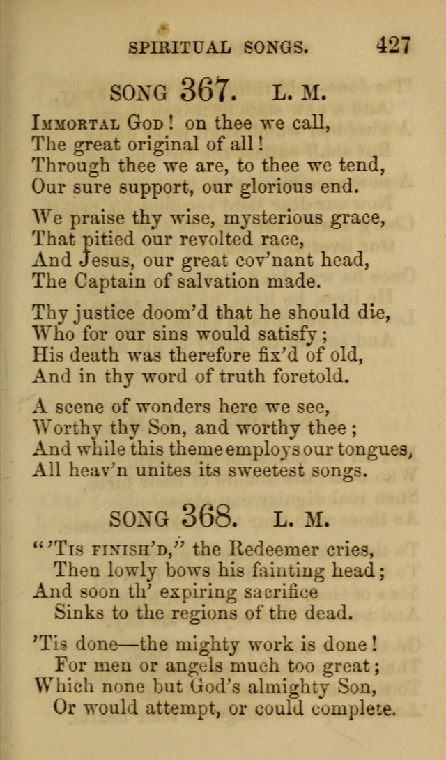 Psalms, Hymns and Spiritual Songs, Original and Selected. (7th ed.) page 427