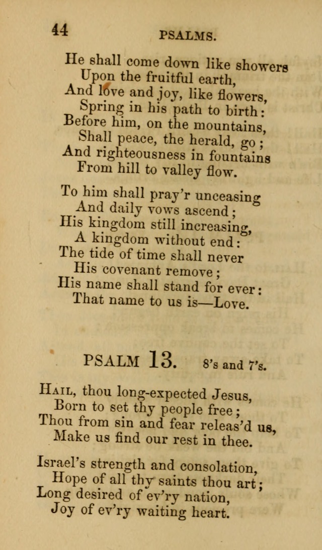 Psalms, Hymns and Spiritual Songs, Original and Selected. (7th ed.) page 44