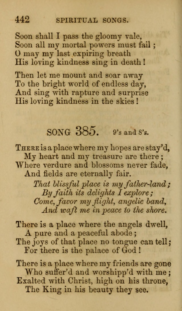 Psalms, Hymns and Spiritual Songs, Original and Selected. (7th ed.) page 442