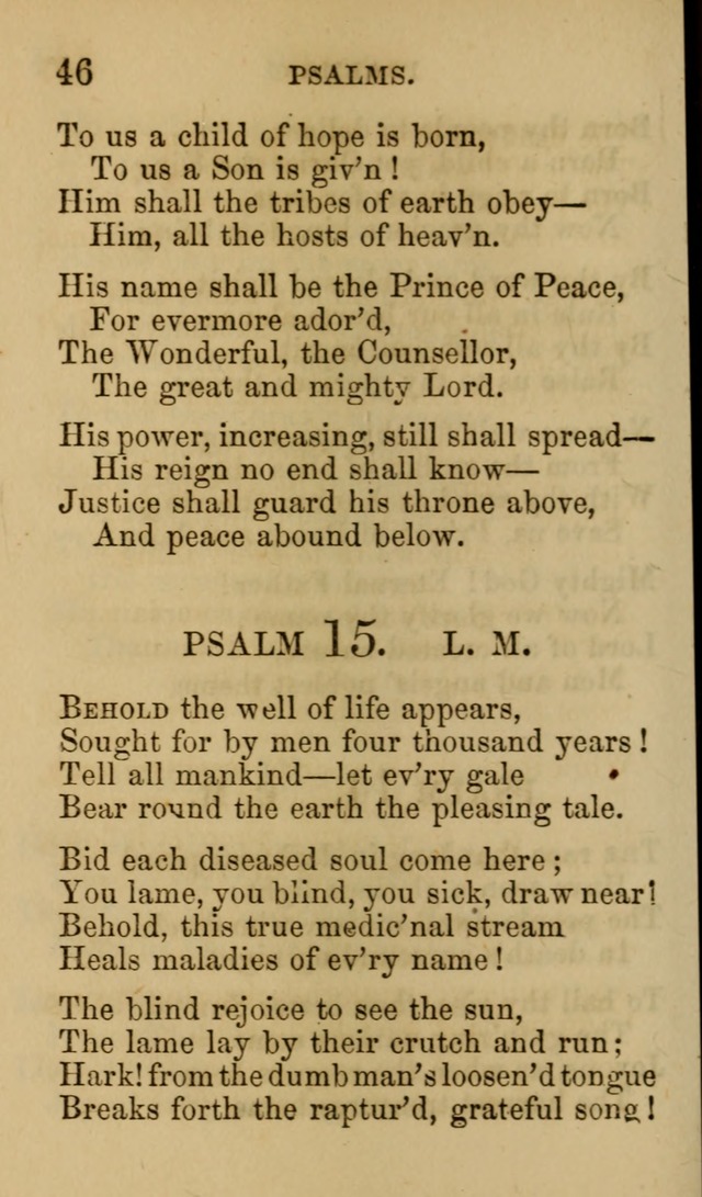 Psalms, Hymns and Spiritual Songs, Original and Selected. (7th ed.) page 46