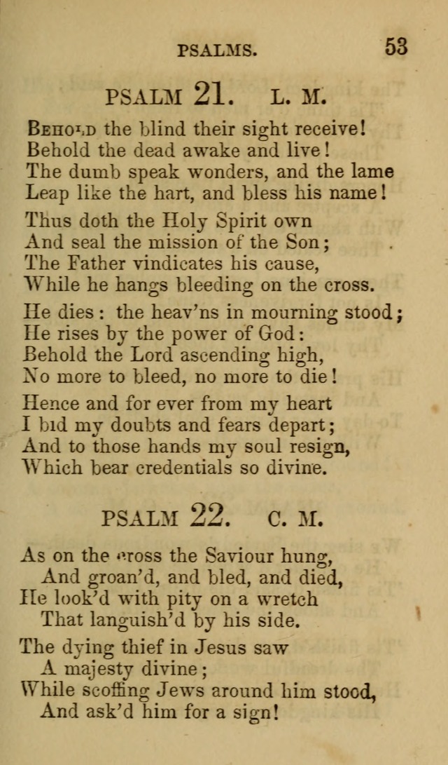 Psalms, Hymns and Spiritual Songs, Original and Selected. (7th ed.) page 53
