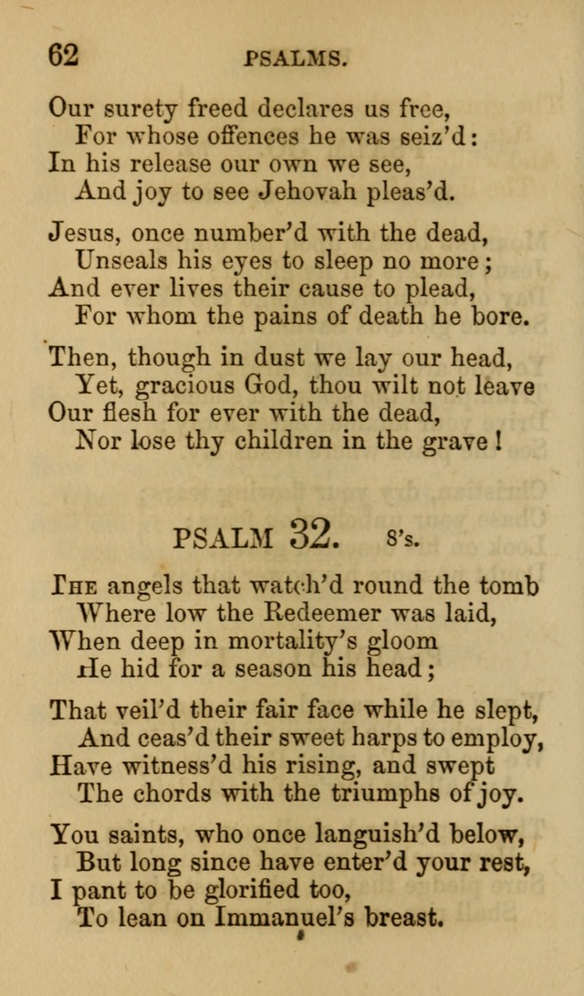 Psalms, Hymns and Spiritual Songs, Original and Selected. (7th ed.) page 62