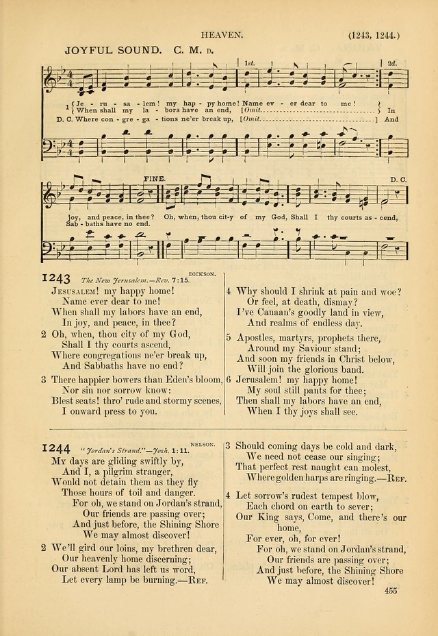 Psalms and Hymns and Spiritual Songs: a manual of worship for the church of Christ page 455