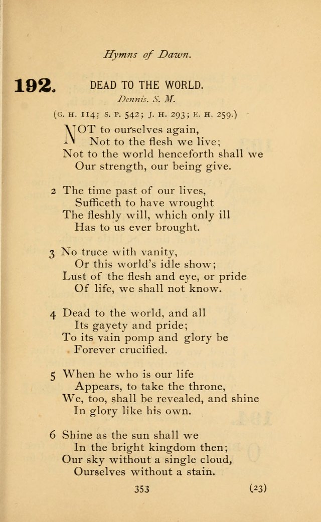 Poems and Hymns of Dawn page 360