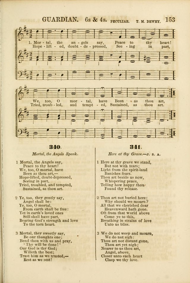 The Psalms of Life: A Compilation of Psalms, Hymns, Chants, Anthems, &c. Embodying the Spiritual, Progressive and Reformatory Sentiment of the Present Age page 153