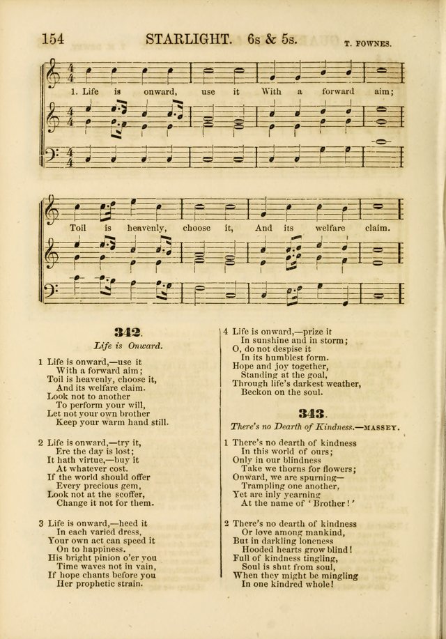 The Psalms of Life: A Compilation of Psalms, Hymns, Chants, Anthems, &c. Embodying the Spiritual, Progressive and Reformatory Sentiment of the Present Age page 154