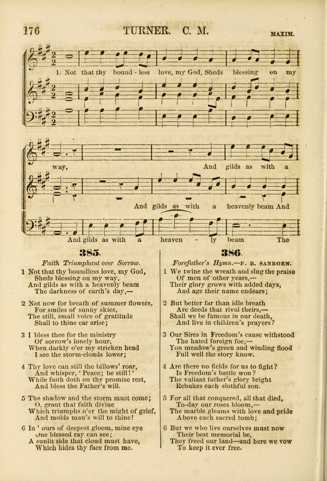 The Psalms of Life: A Compilation of Psalms, Hymns, Chants, Anthems, &c. Embodying the Spiritual, Progressive and Reformatory Sentiment of the Present Age page 176