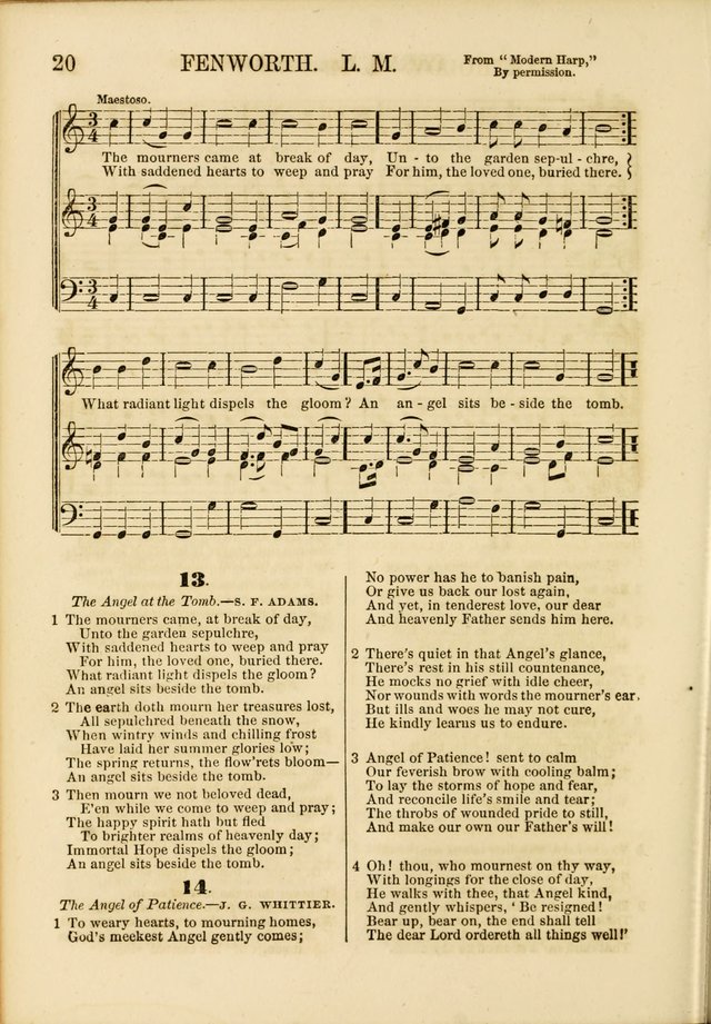 The Psalms of Life: A Compilation of Psalms, Hymns, Chants, Anthems, &c. Embodying the Spiritual, Progressive and Reformatory Sentiment of the Present Age page 20