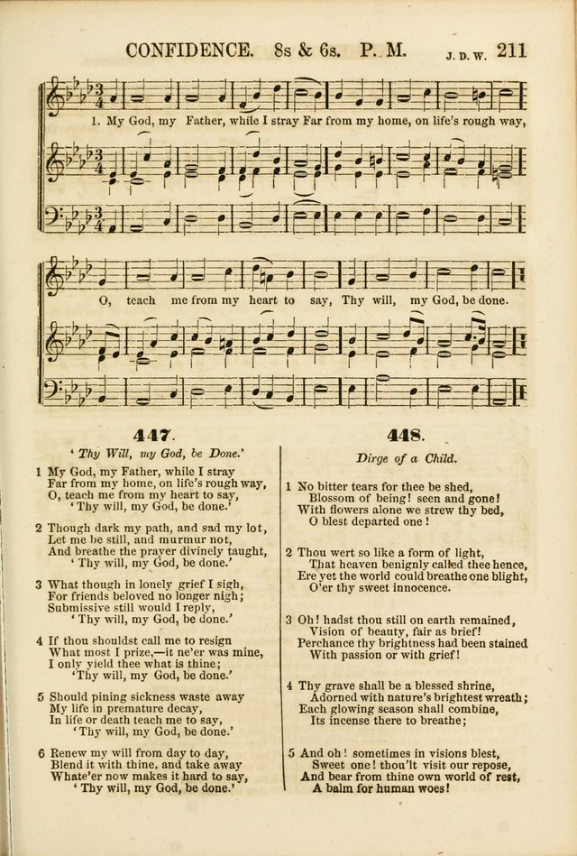 The Psalms of Life: A Compilation of Psalms, Hymns, Chants, Anthems, &c. Embodying the Spiritual, Progressive and Reformatory Sentiment of the Present Age page 211