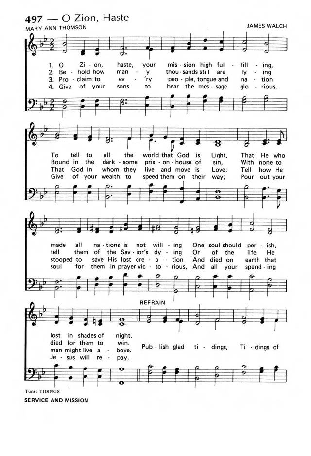 Praise! Our Songs and Hymns page 429