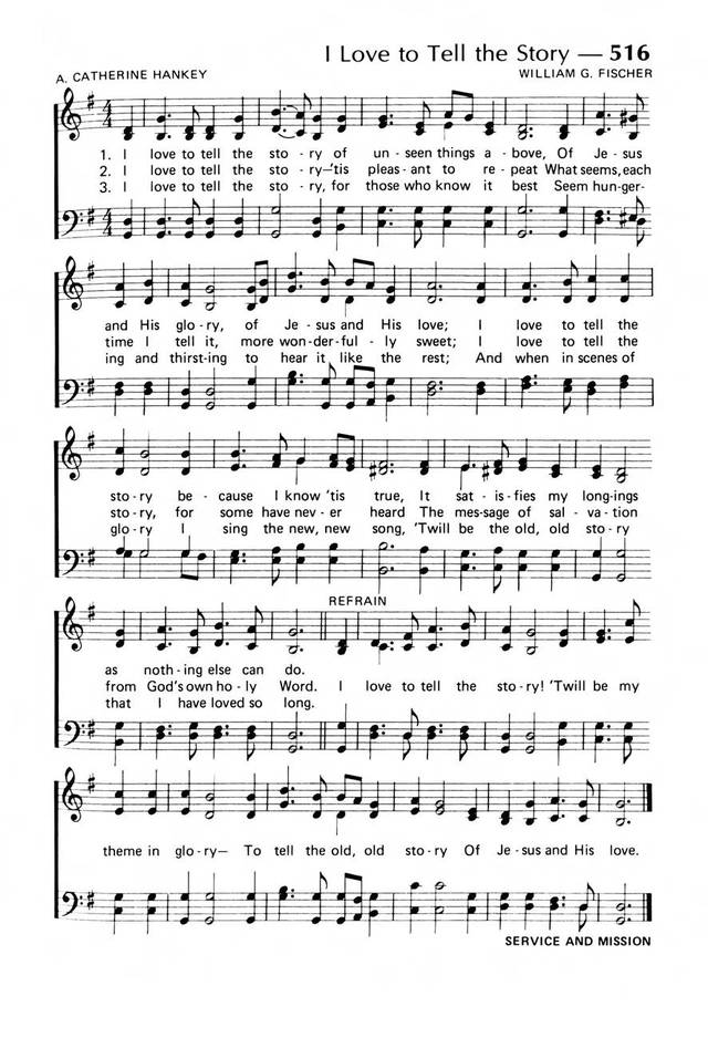 Praise! Our Songs and Hymns page 448
