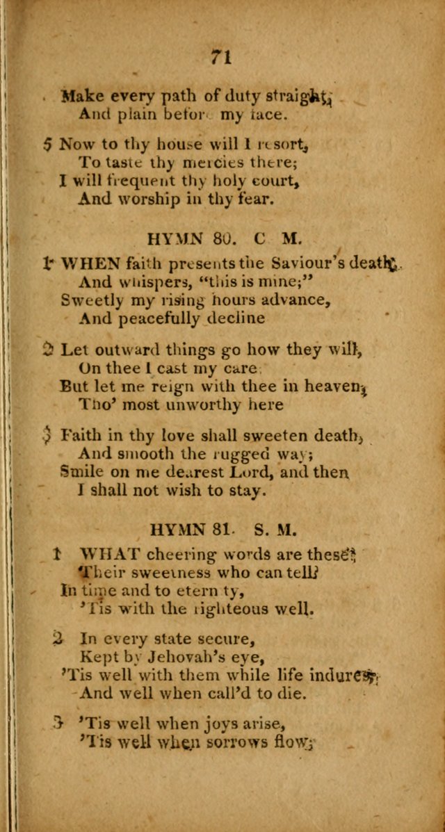 Public, Parlour, and Cottage Hymns. A New Selection page 71
