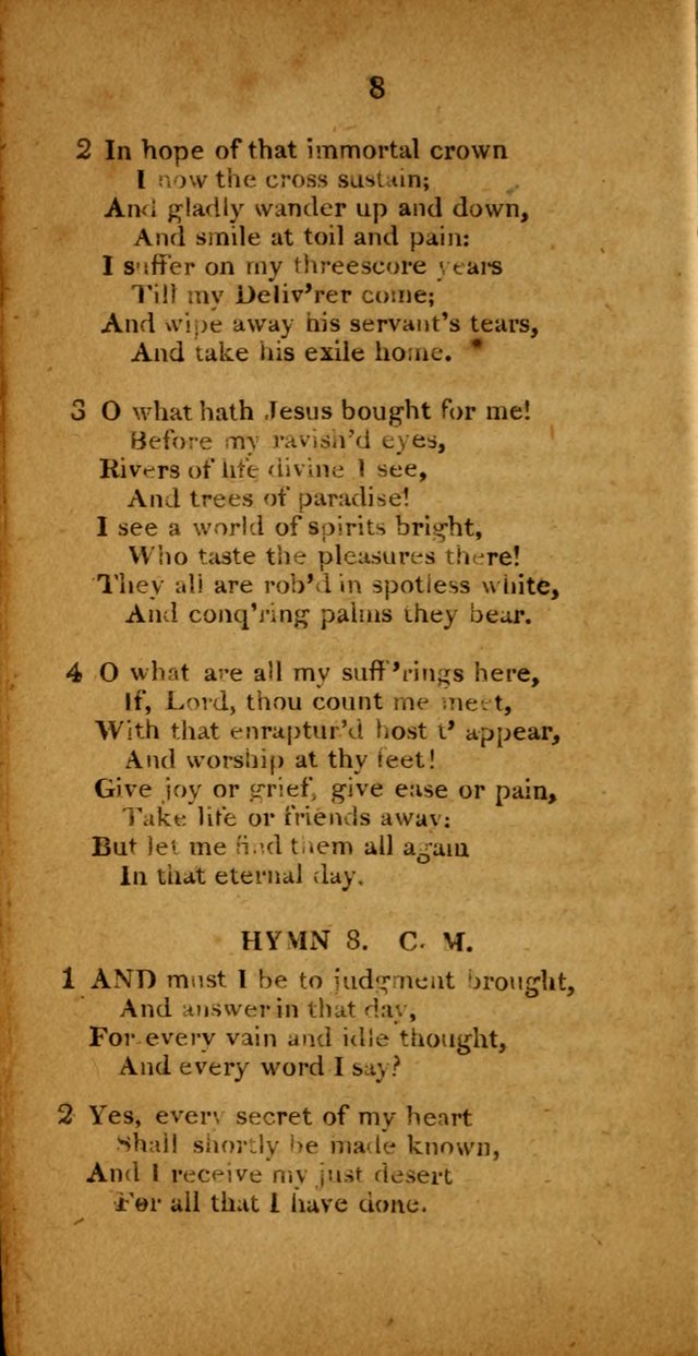 Public, Parlour, and Cottage Hymns. A New Selection page 8