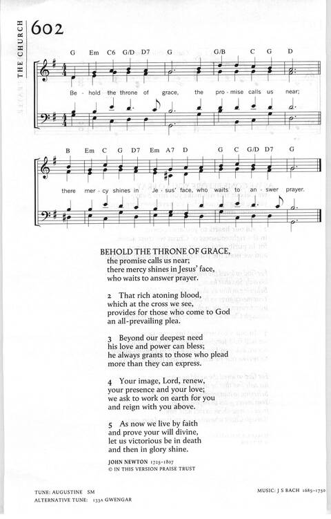 Praise! psalms hymns and songs for Christian worship page 1180