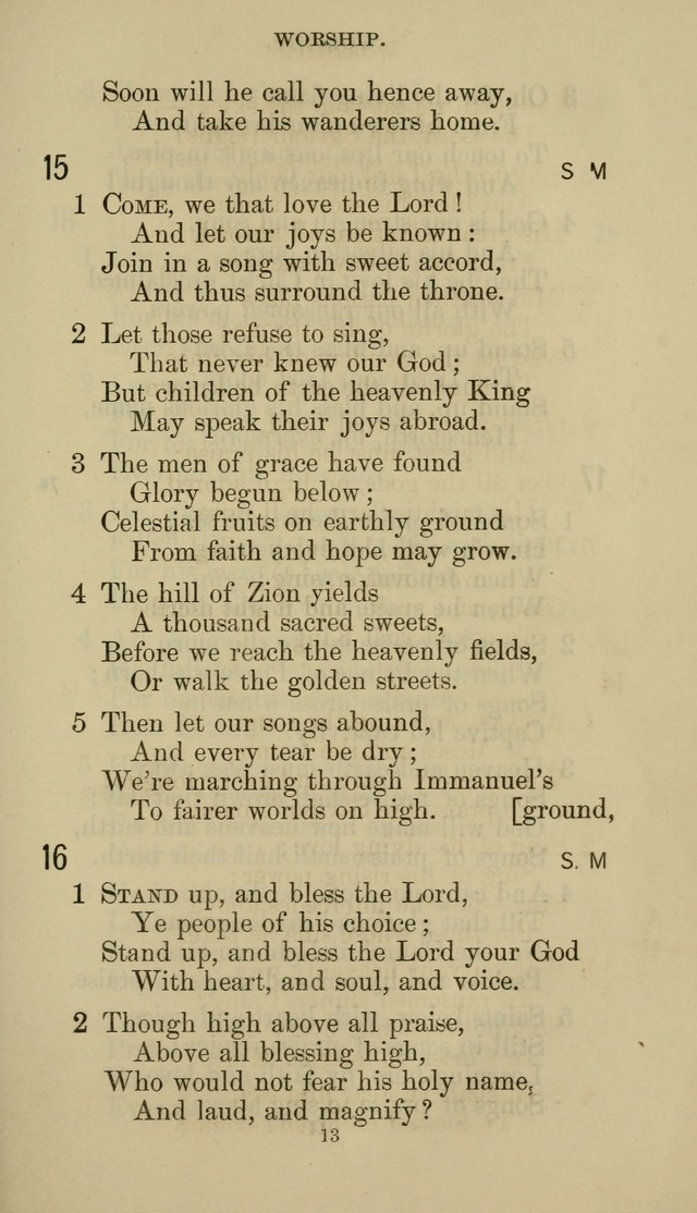 The Presbyterian Hymnal page 13