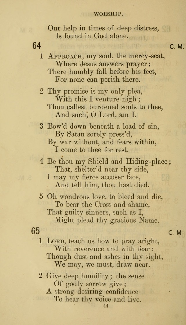 The Presbyterian Hymnal page 44