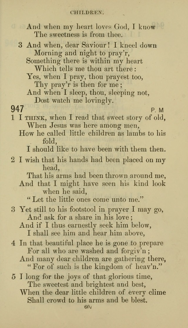 The Presbyterian Hymnal page 607