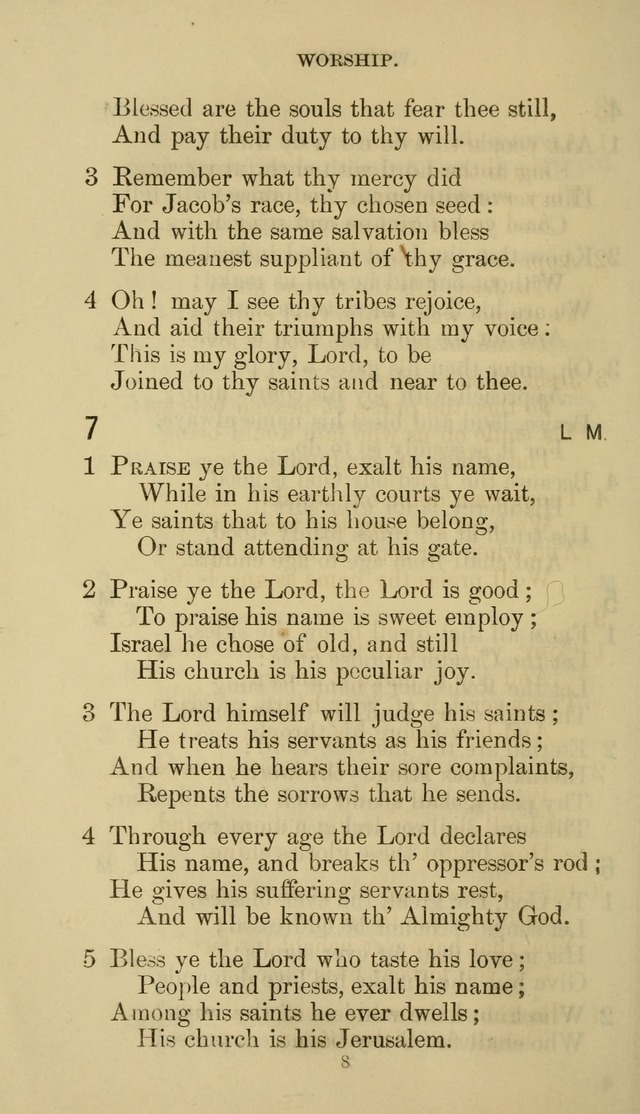 The Presbyterian Hymnal page 8