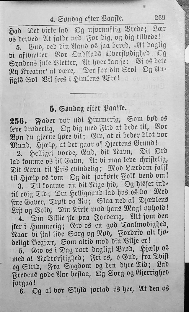 Psalmebog, udgiven af Synoden for den norske evangelisk-lutherske Kirke i Amerika (2nd ed.) page 275