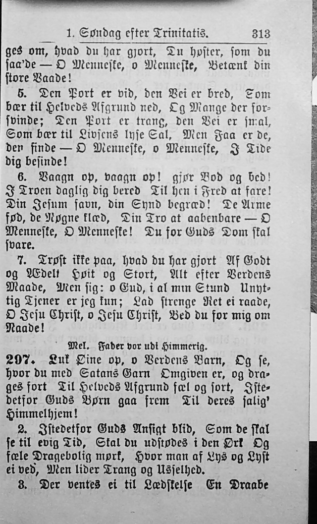 Psalmebog, udgiven af Synoden for den norske evangelisk-lutherske Kirke i Amerika (2nd ed.) page 319