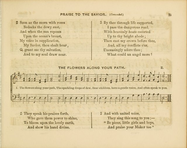 Plymouth Sabbath School Collection: or, Hymns and Tunes page 35