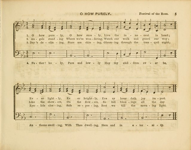 Plymouth Sabbath School Collection: or, Hymns and Tunes page 5
