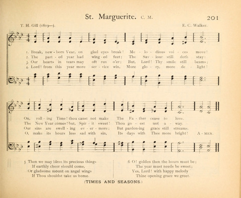 Plymouth Sunday-School Hymnal: for use in schools, prayer-meetings, and missions page 201