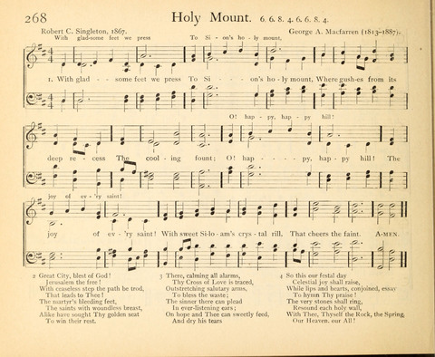 Plymouth Sunday-School Hymnal: for use in schools, prayer-meetings, and missions page 268