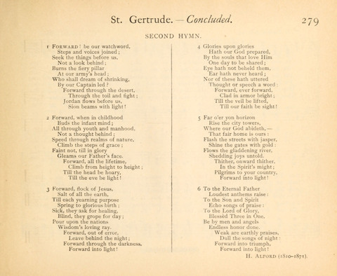 Plymouth Sunday-School Hymnal: for use in schools, prayer-meetings, and missions page 279