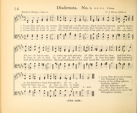 Plymouth Sunday-School Hymnal: for use in schools, prayer-meetings, and missions page 54