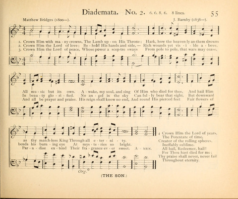 Plymouth Sunday-School Hymnal: for use in schools, prayer-meetings, and missions page 55