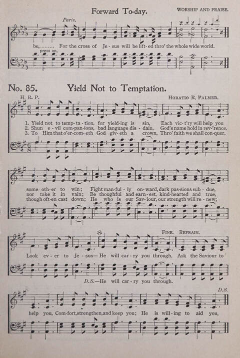 Praise and Service Songs for Sunday Schools page 81