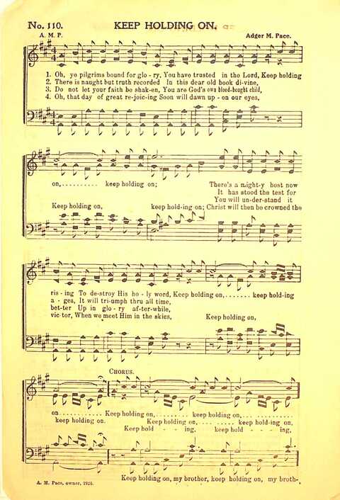 Pleasures of Heaven: for Sunday-schools, singing-schools, revival, conventions, and general use in Christian work and worship page 110