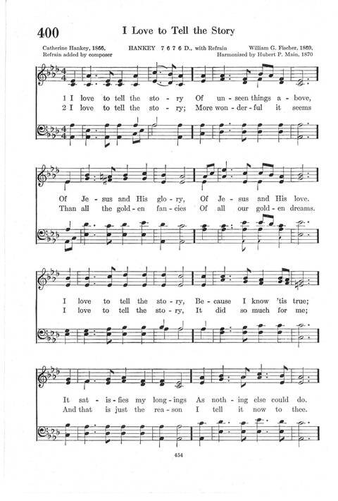 Psalter Hymnal (Red): doctrinal standards and liturgy of the Christian Reformed Church page 454