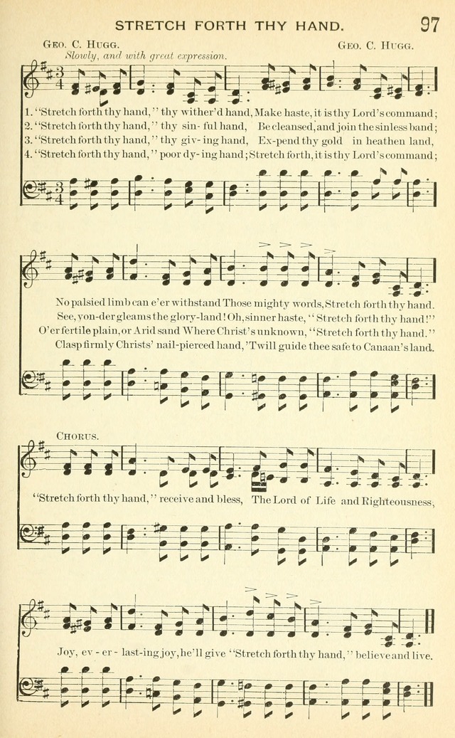 Rich in Blessing: a grand new collection for Sunday-schools, Christian endeavor, Epworth League, revival, camp and prayer meetings, choirs, and the home circle page 106