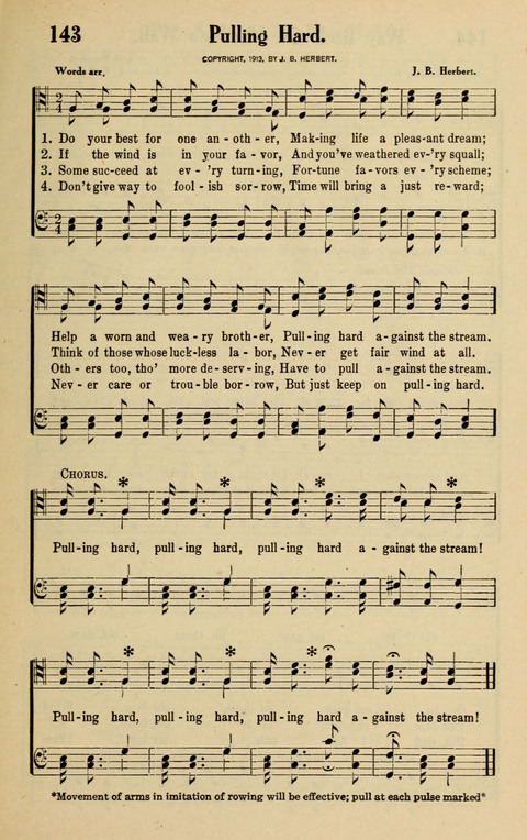 Rodeheaver Collection for Male Voices: One hundred and sixty Quartets and Choruses for men page 133