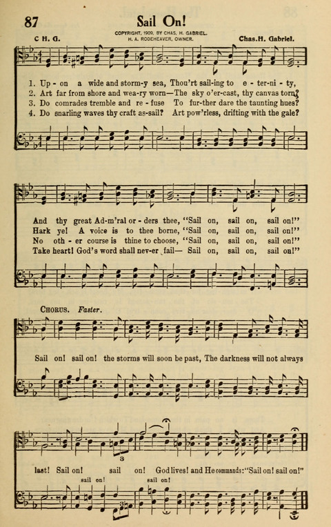 Rodeheaver Collection for Male Voices: One hundred and sixty Quartets and Choruses for men page 81