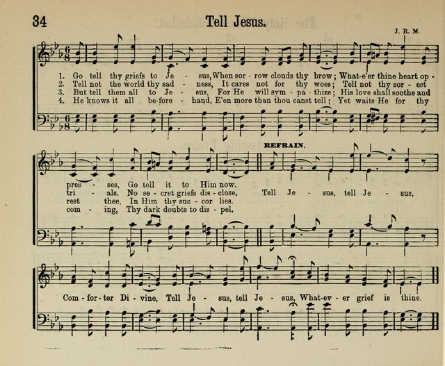 Royal Gems: a new and choice collection of Sunday school songs page 34