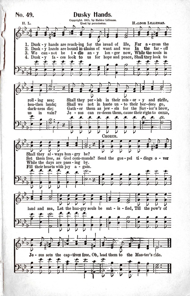 Reformation Glory: a new and inspiring collection of gospel hymns for evangelistic services page 49