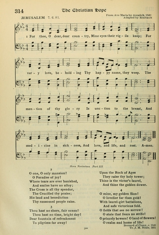 The Riverdale Hymn Book page 321