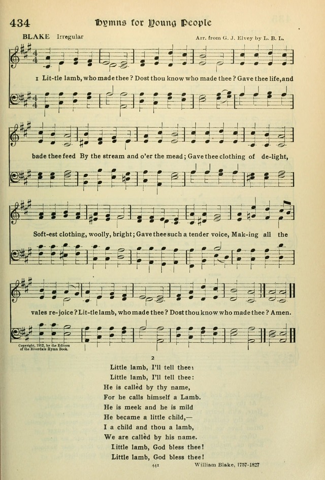 The Riverdale Hymn Book page 442