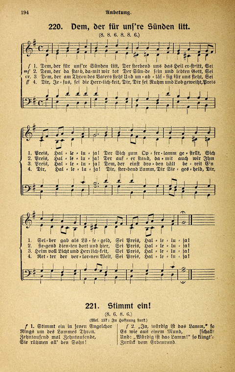 Rettungsjubel: Zum Gebrauch in Evangelisations- und Glaubens-Versammlungen page 194