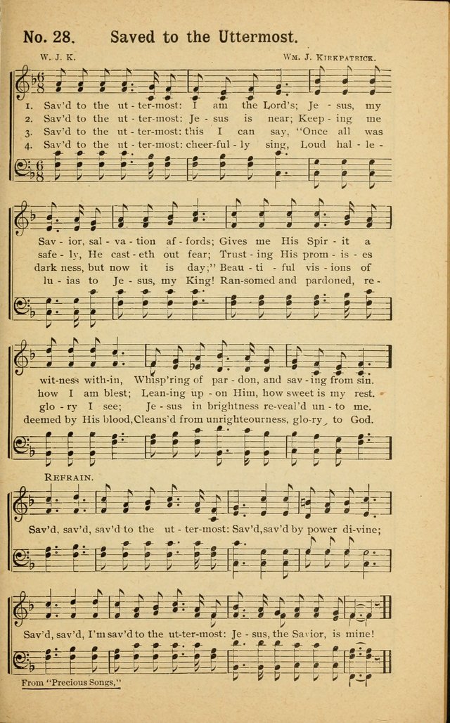 Revival Melodies: containing the popular Welsh tunes used in the great revivail in Wales; also a choice selection of gospel songs specially adapted for evangelistic and devotional meetings  page 27