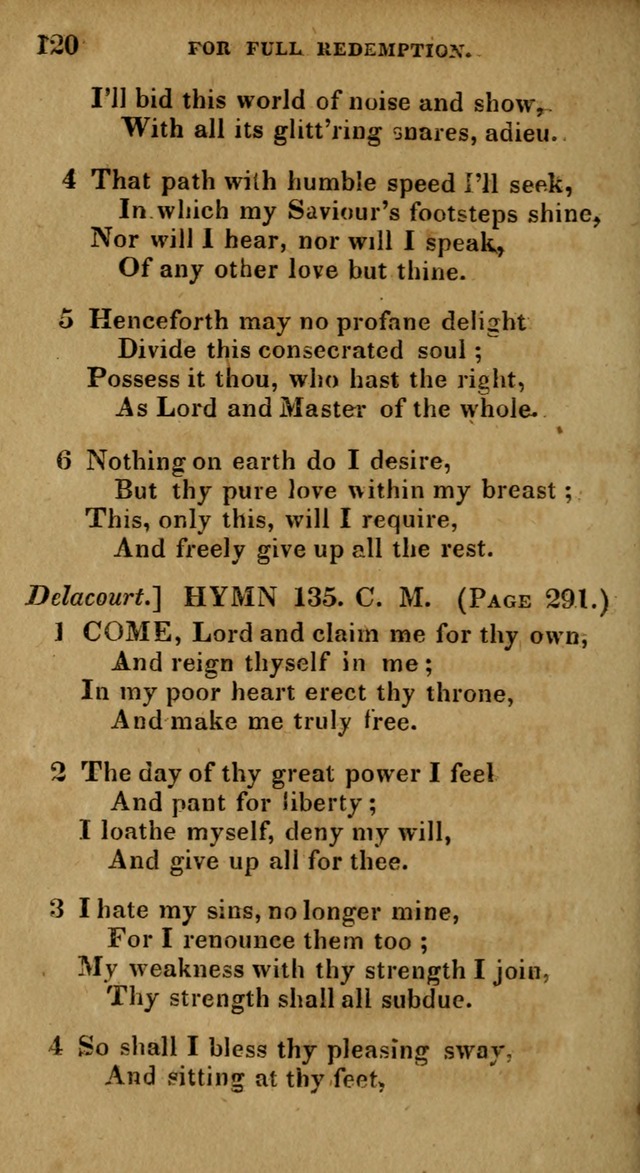 The Reformed Methodist Pocket Hymnal: Revised: collected from various authors. Designed for the worship of God in all Christian churches. page 120